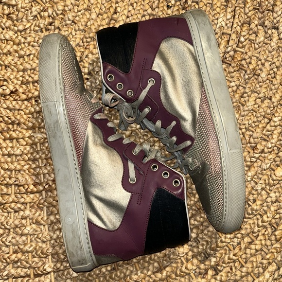 Leather High Trainers - Picture 3 of 6